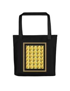 Sunflower in Black- Tote bag