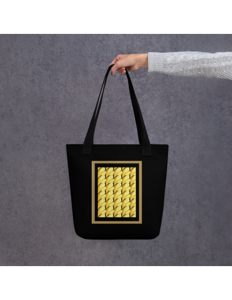 Sunflower in Black- Tote bag