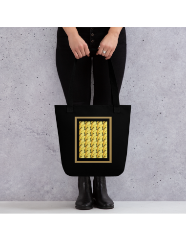 Sunflower in Black- Tote bag