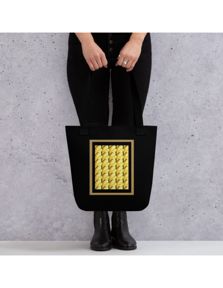 Sunflower in Black- Tote bag